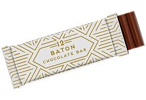12 Baton Chocolate Bar with Printed Wrapper