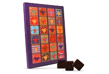 A4 Advent Calendar Vegan Dark Chocolate 71% Cocoa
