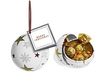 Bauble Tin of Foiled Caramels 