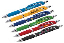 Bright soft logo stylus pen