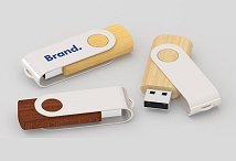 Eco wooden twist USB