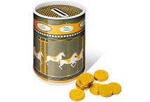 Promo Gift Carousel Tin of Chocolate Coins