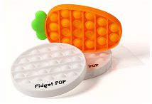 Logo Fidget Pop It, Push Poppets