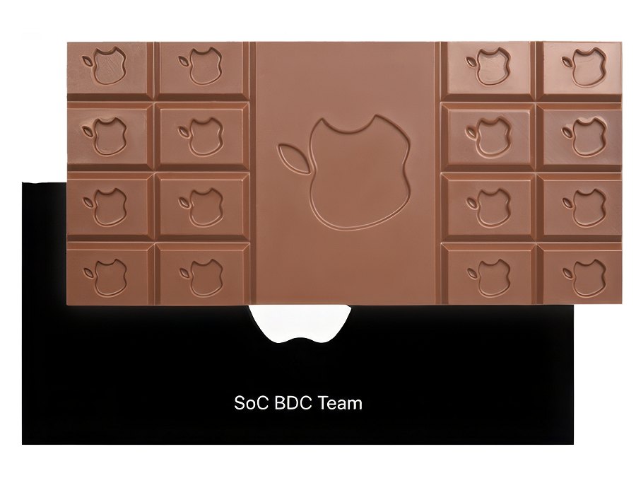 100g Custom Chocolate Bar in a Soft Box