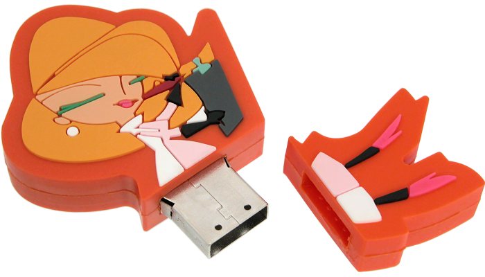 2D Custom USB Stick Open