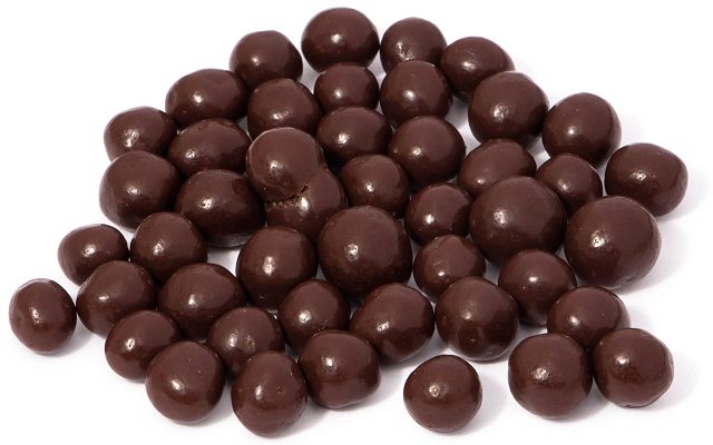 Dark chocolate pearls