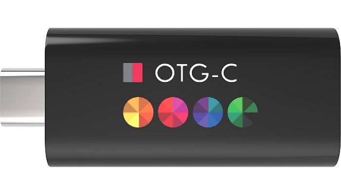 Branded On The Go USB Stick OTG Slide USB-C black full colour printed