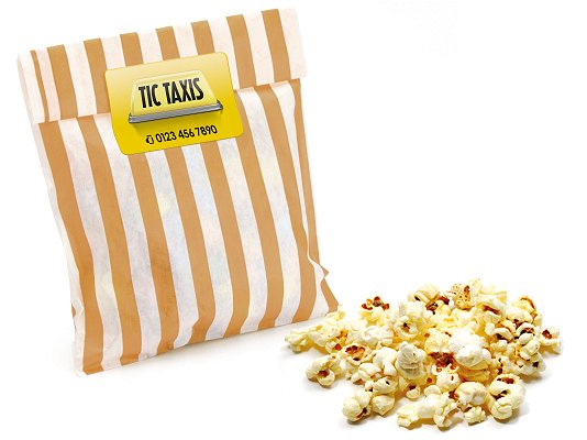 Logo Branded Popcorn Bags Salted