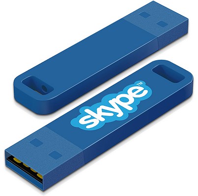 Compact USB stick blue