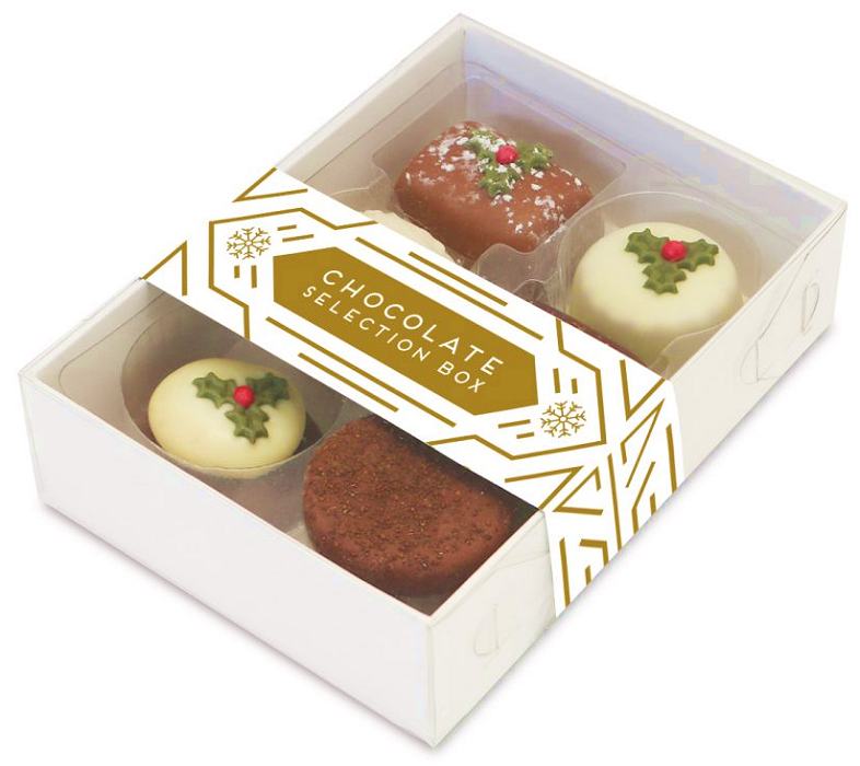 Corporate Christmas Chocolate Truffles 6 Box