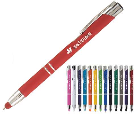 Custom Engraved Stylus Pens - Crosby Soft Touch LHU
