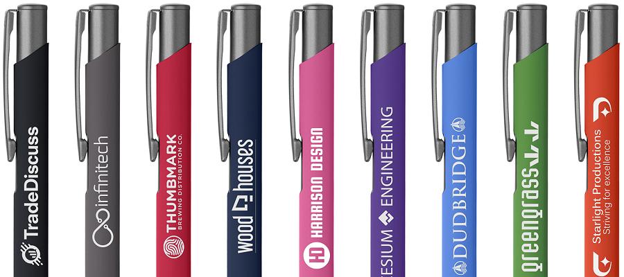 Custom Printed Pens tops