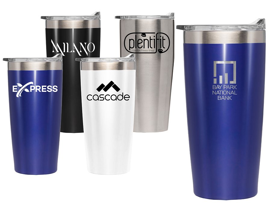 Double Walled Branded Stainless Steel Tumblers
