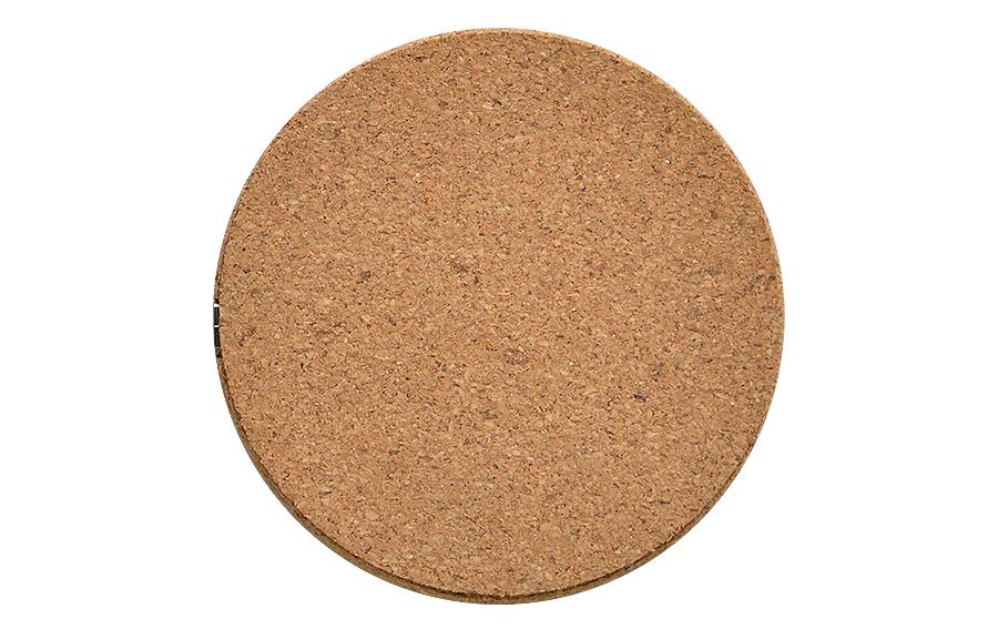 Cork wireless charger top view