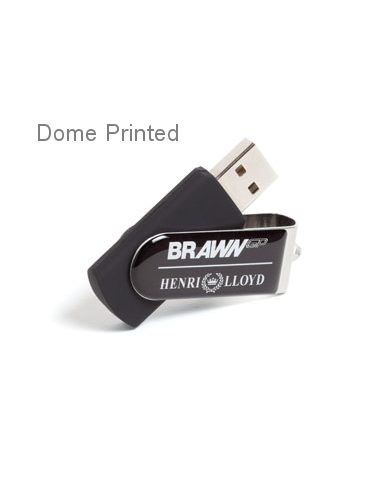 Dome printed Express USB Drives Twister