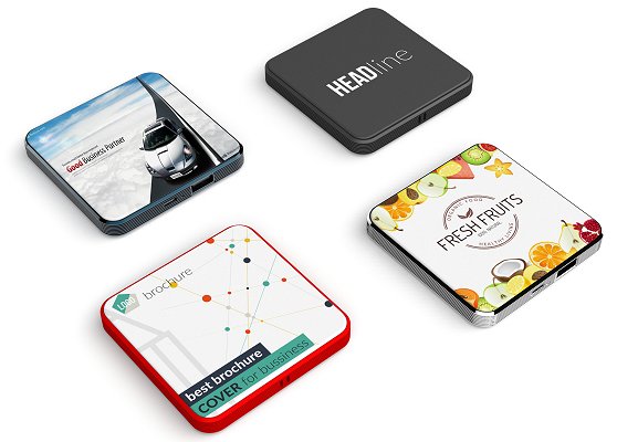 Flat Square Wireless Mobile Charger
