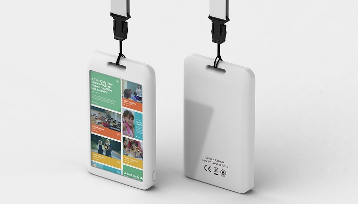 Lanyard Power Bank front and back