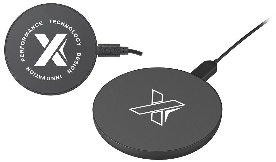 Promotional LED Logo Wireless QI Charger Pad