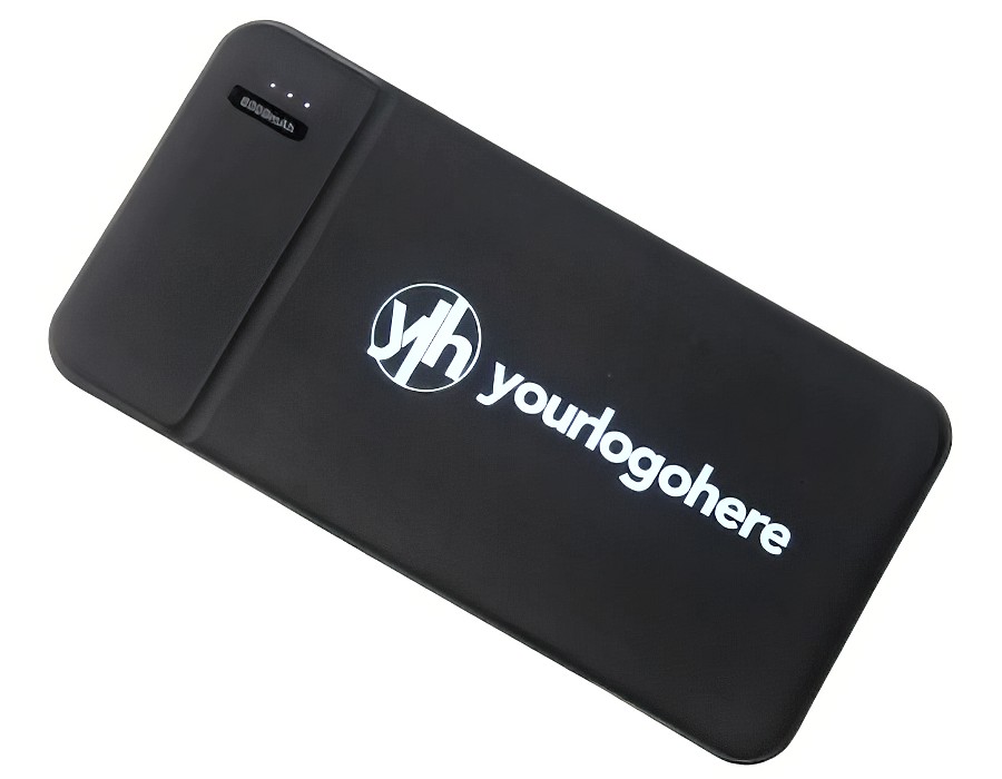 LED Ultra 8000mAh Power Banks with Recycled ABS Plastic