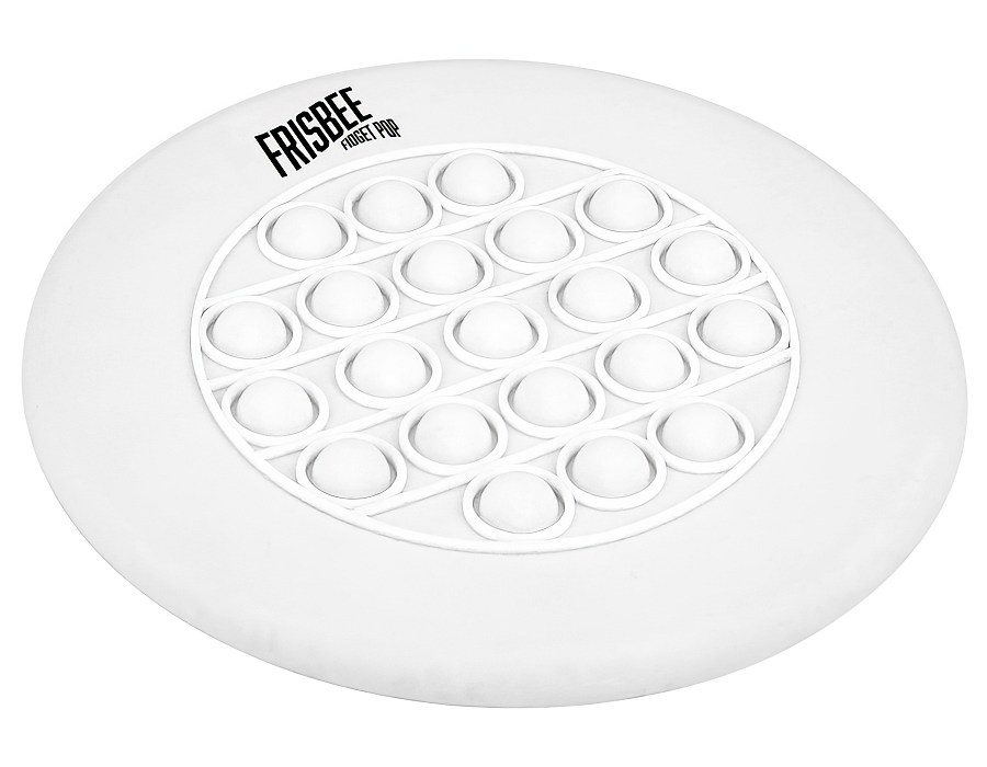 Logo branded Frisbee fidget popper