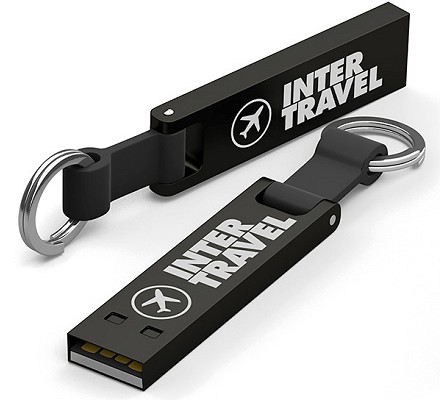 Black Metal Alloy USB Stick