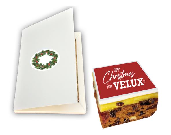 Postal Xmas Cake Bites in a Gift Box