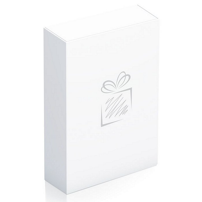 Power bank in white box packaging