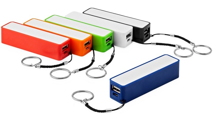 Power banks in six colours