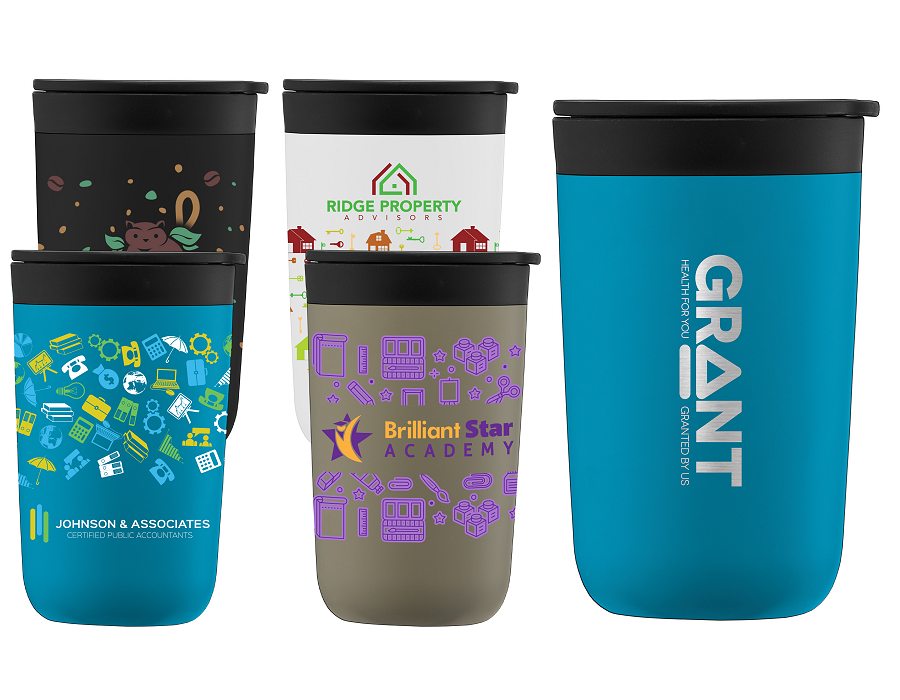 Promo Gift Tumbler of Steel and Recycled Plastic