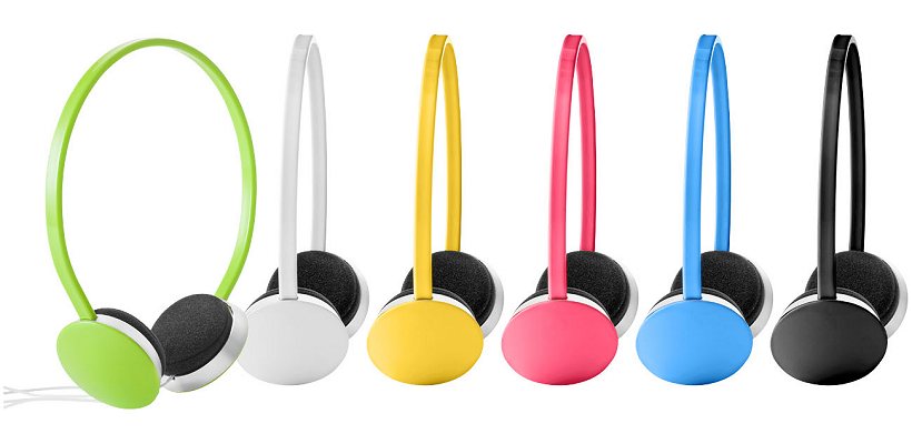 Branded Headphones colour range