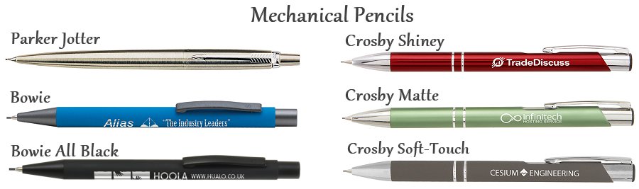 Promotional mechanical pencils