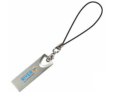 Promotional Metal USB Sticks on a tie cord
