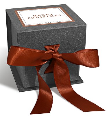 Promotional Mini Christmas Chocolate Gift Box closed box