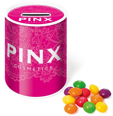 Promotional Money Box Tin of Skittles Sweets