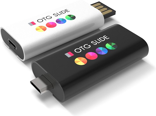 Promotional On The Go USB Stick OTG Slide