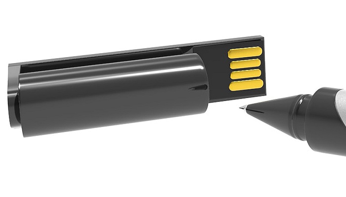 Stylus Pen USB Stick E-Touchpen pen tip and USB in pen cap