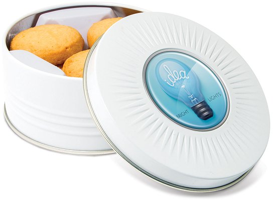 Promotional Tins of Biscuits, Shortbread in Sunray Treat Tins