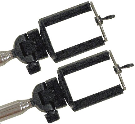 Branded Selfie Stick with Bluetooth Clasp detail