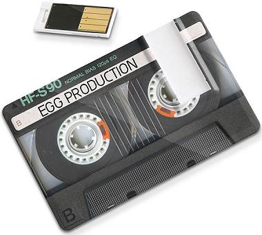 USB Flash Business Card Cassette design.