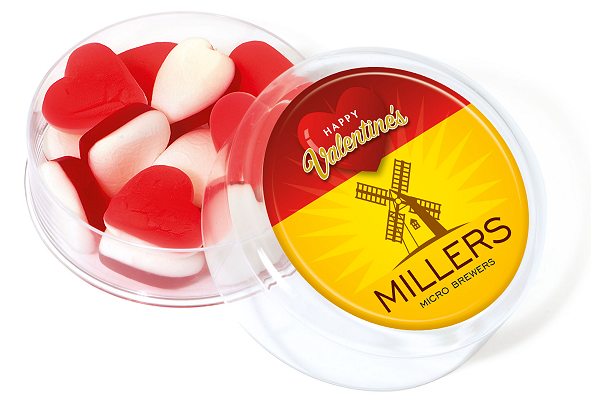 Valentines Heart Throbs Promotional Sweets Maxi Pot