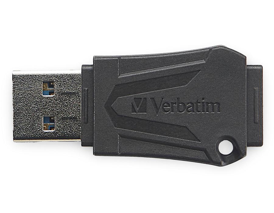 Front view of the Verbatim Tough USB Drive