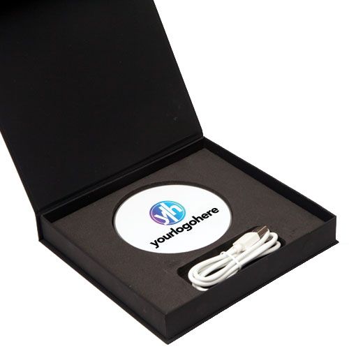 Wireless Charger Logo Branded Gift Set