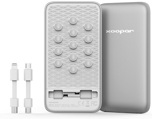 Xoopar Squid Bubble Bang 5000mah, the charging cable is stored