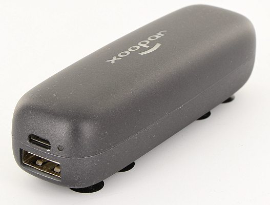 Xoopar Squid Max 2500mah showing connector end